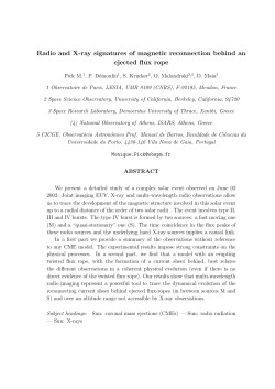 Radio and X-ray signatures of magnetic reconnection