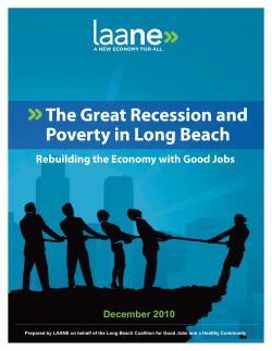 The Great Recession and Poverty in Long Beach