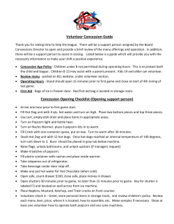 Opening support person