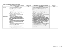 Grade 9 Writing Standards