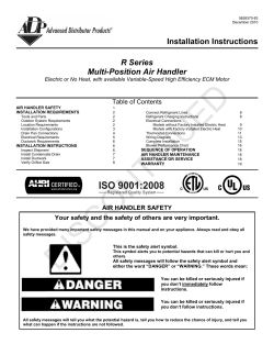 Installation Instructions - Advanced Distributor Products