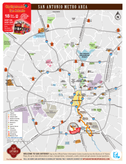 San Antonio Area Map - Meetings