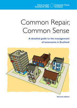 Common Repair, Common Sense