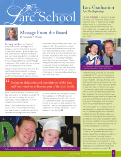 Fall 2012 - Larc School