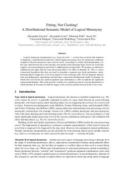 Fitting, Not Clashing! A Distributional Semantic Model of Logical