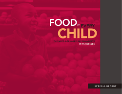 Food for Every Child: The Need for More Supermarkets in Tennessee