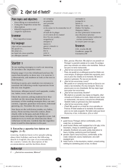 Starter 1 - Pearson Schools and FE Colleges