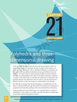 Polyhedra and three- dimensional drawing