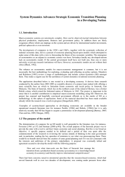 System Dynamics Advances Strategic Economic Transition Planning