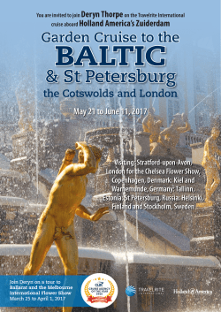 St Petersburg - Cruise Offers