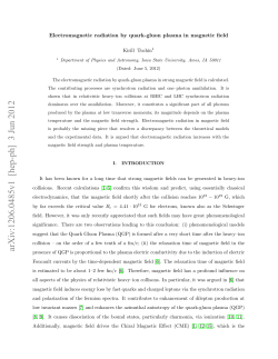 Electromagnetic radiation by quark