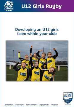Developing an U12 girls team within your club
