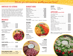 NISD Catering Brochure