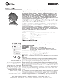 c-Splash 2 - Philips Color Kinetics