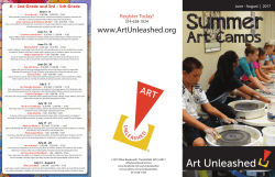 Summer Camp Brochure 2017.