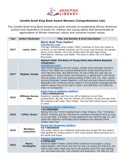 Coretta Scott King Book Award Winners