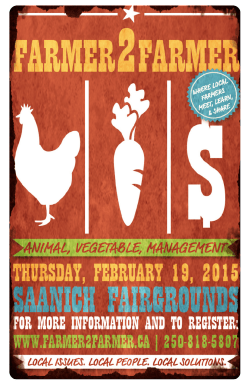 Farmer 2 Farmer February 19, 2015 1