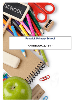 Fenwick Primary School Handbook