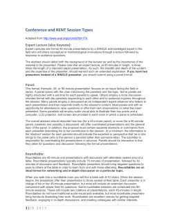 Session Types Glossary