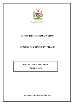 JSC_Syllabuses_Life Science_Jul2010
