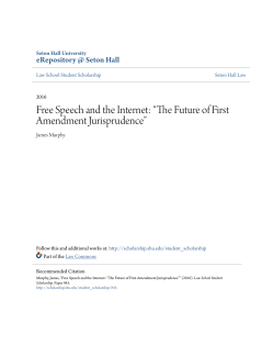 Free Speech and the Internet