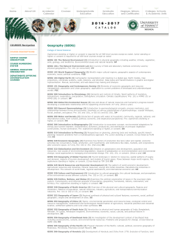 University of Hawaii at Manoa Catalog