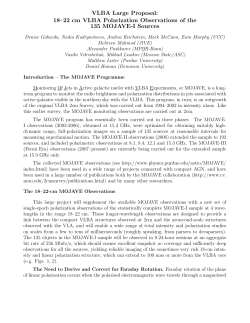 VLBA Large Proposal: 18&ndash;22 cm VLBA Polarization