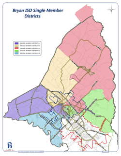 Bryan ISD Single Member Districts 2012