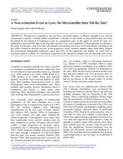 Conservation Ecology: Human-caused disturbance stimuli as