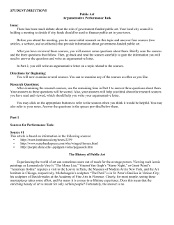 CC Writing Prompt/ ART