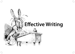 Effective Writing