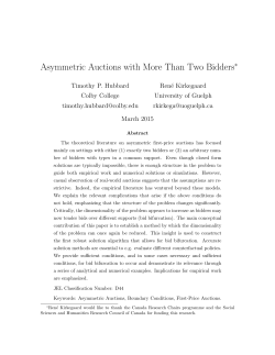 Asymmetric Auctions with More Than Two Bidders