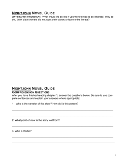 nightjohn novel guide nightjohn novel guide