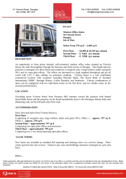 TO LET Modern Office Suites 26 Victoria Street Douglas Isle of Man