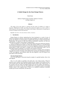 A Stable Design for the State Design Pattern