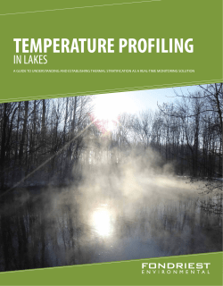temperature profiling - Fondriest Environmental