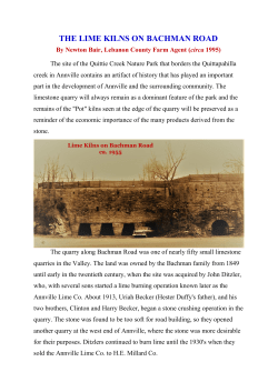 the lime kilns on bachman road