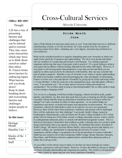 June 2015 - Alvernia University