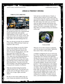 Urban and Expressway Driving