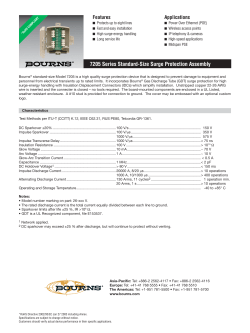 Bourns Outside Plant Products