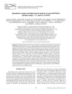 Quantitative organic and light-element analysis of comet 81P/Wild 2