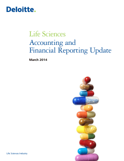 Accounting and Financial Reporting Update