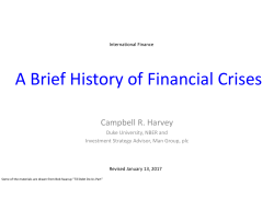 A Brief History of Financial Crises - Duke University`s Fuqua School