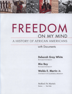 a history of african americans