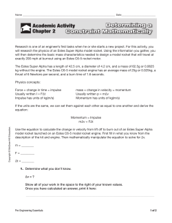 Chapter 2.3 Academic Activities