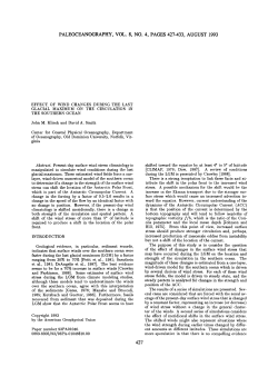 Effect of wind changes during the Last Glacial Maximum on the