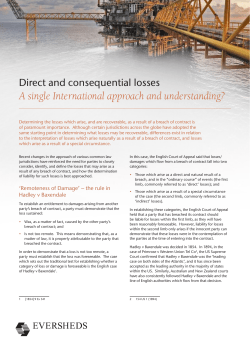A single International approach and understanding?