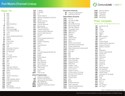Fort Myers Channel Lineup