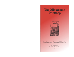 The Minuteman Printshop - Manual