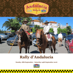 Rally d`Andaluc&iacute;a